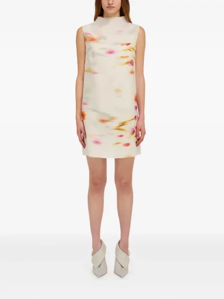 Rochie mini Ferragamo cu imagine de costum