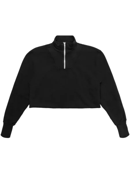 Pulover Les Tien de jumătate de fermoar negru