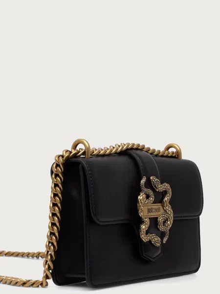 Geantă Just Cavalli Iconic Snakes negru