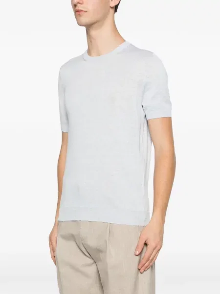Tricou Tagliatore tricotate albastru