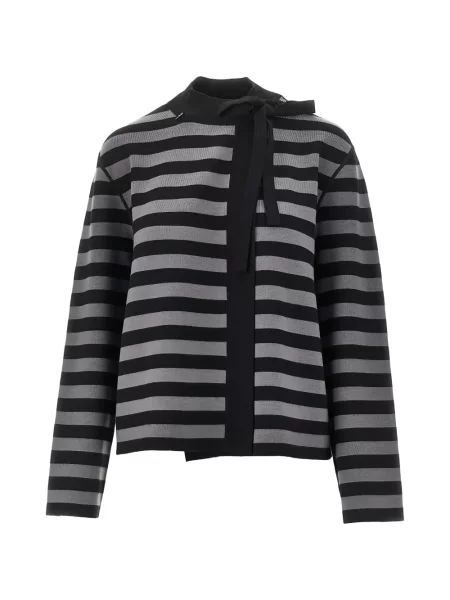 Cardigan Emporio Armani cu legături negru
