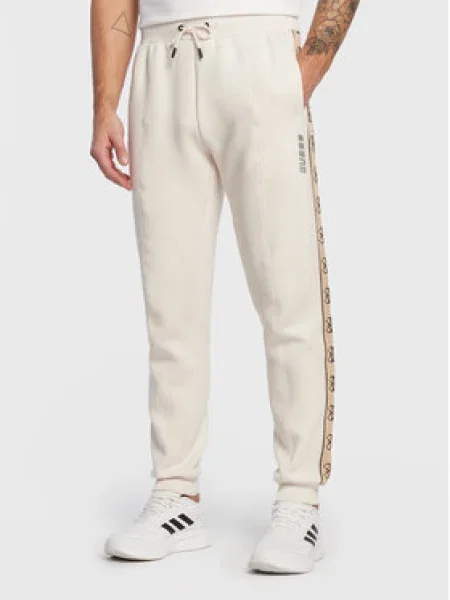 Guess Pantaloni trening Mickey Écru bej