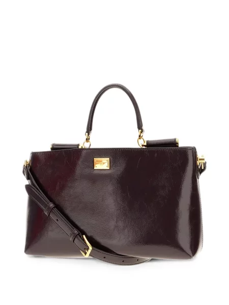 Geantă shopper Dolce & Gabbana maro