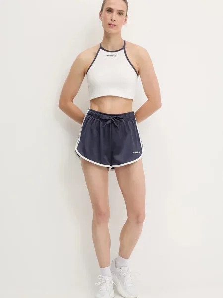 Top Adidas Originals z dekoltem halter biały