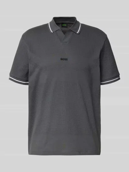 Koszulka polo o kroju regular fit z wyhaftowanym logo Boss Green