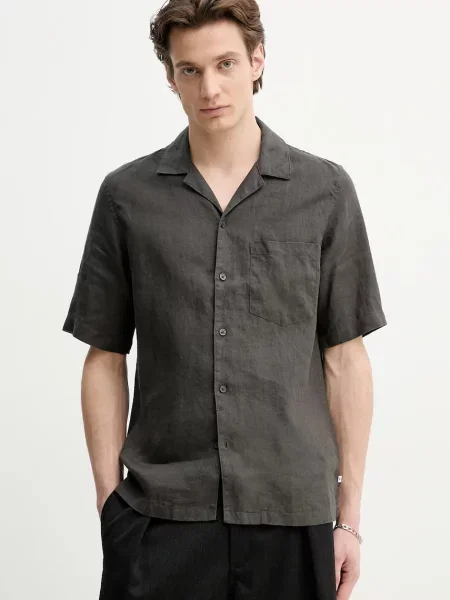 Samsoe Samsoe camasa de in OSCAR barbati regular gri