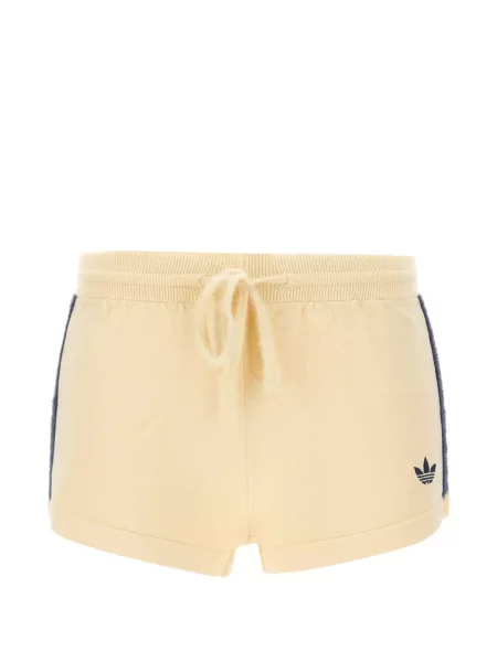 Πλεκτός τρέξιμο πουλόβερ Adidas με λαιμόκοψη v μπλε