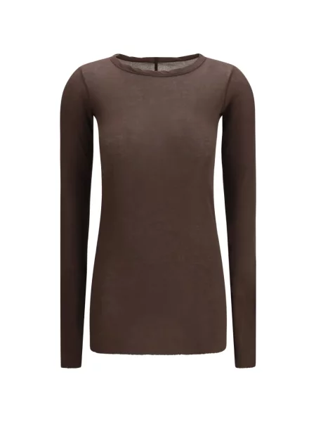 Tricou Rick Owens lung maro