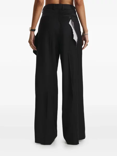 Pantaloni Cuanna cu dungi negru