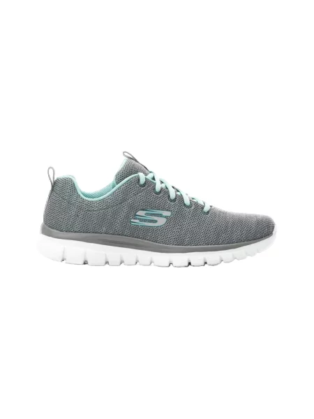 Félcipő Skechers szürke
