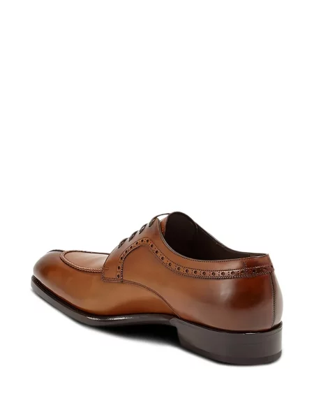 Brogues Ferragamo din piele maro