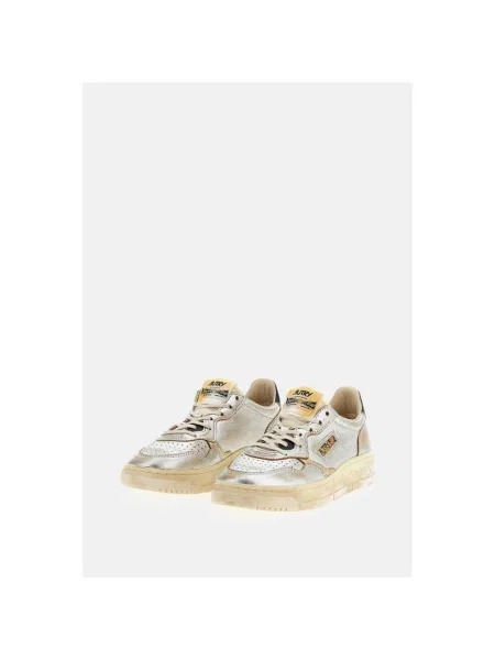 Sneakersy Autry skórzane retro szare