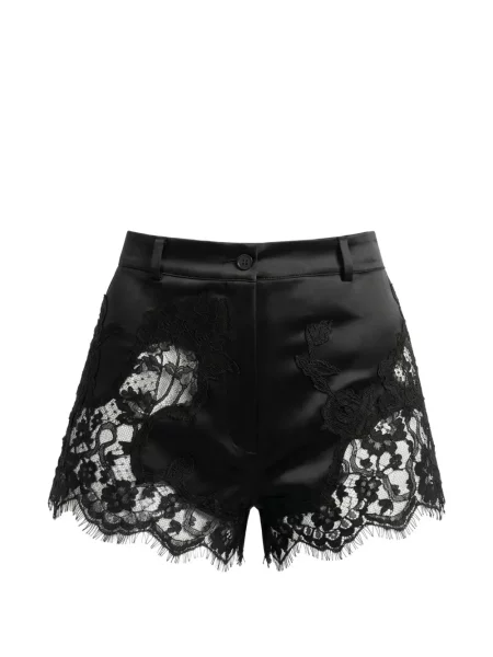 Pantaloni scurți Almaz din dantelă negru