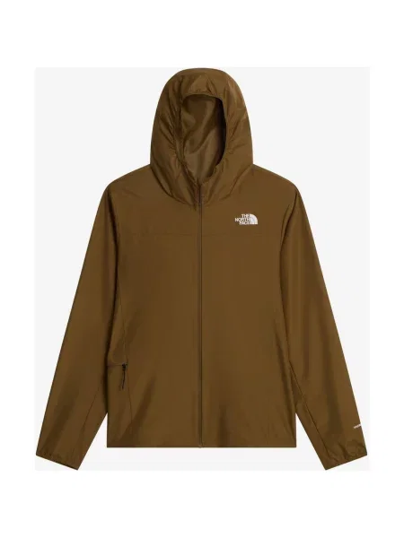 Kurtka z kapturem The North Face Fontanales Wind khaki S brązowy