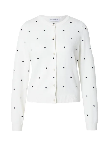 Lindex Geacă tricotată bleumarin / murdar alb