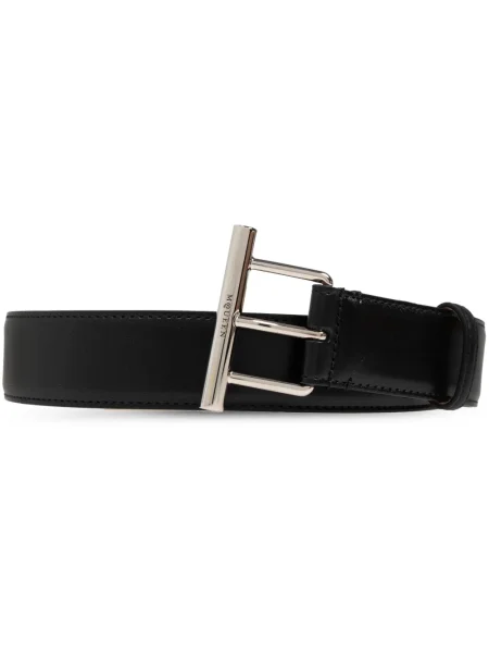 Curea Alexander Mcqueen din piele negru