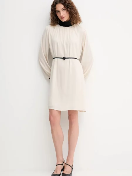 Сукня Gaudi mini розкльошена бежевий