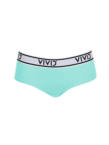 VIVID Bikini nadrágok vízszín / világosszürke fekete