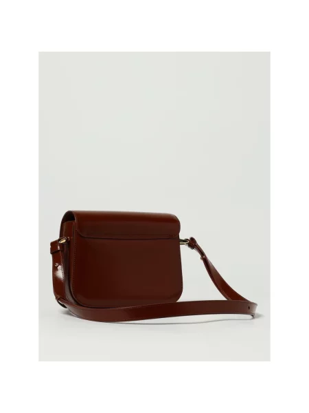 Torebka A.p.c. klasyczna brązowa