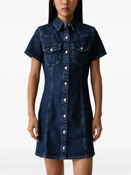 Scurt hanorac Levi's® evazat albastru