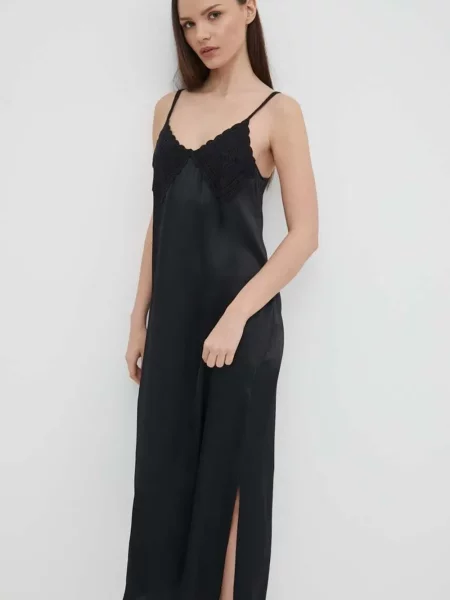 Rochie midi Sisley până la genunchi de costum negru