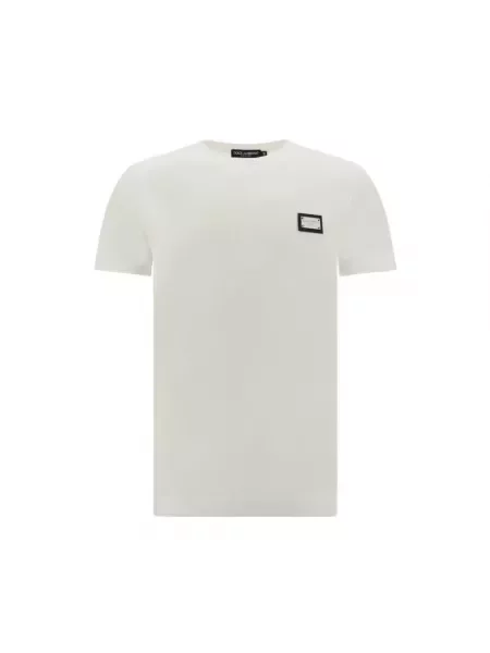 Koszulka Dolce And Gabbana z logo biała
