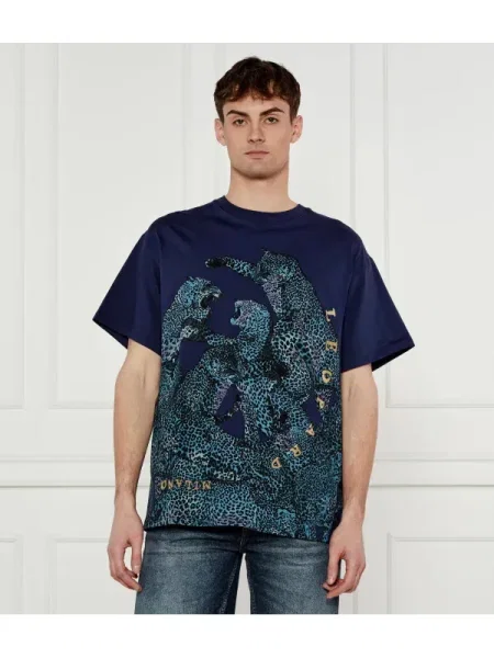 Just Cavalli Póló | Relaxed fit kék