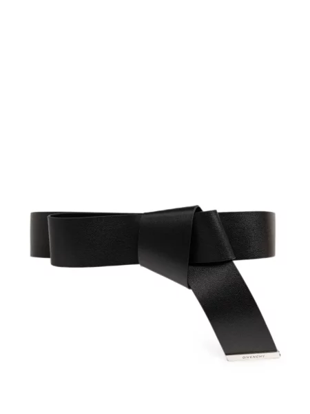 Cu centură trenci Givenchy din piele negru