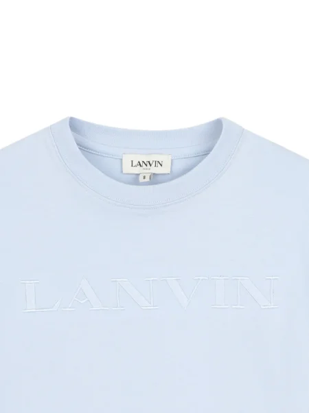 Koszulka dziecięca Lanvin Enfant niebieska