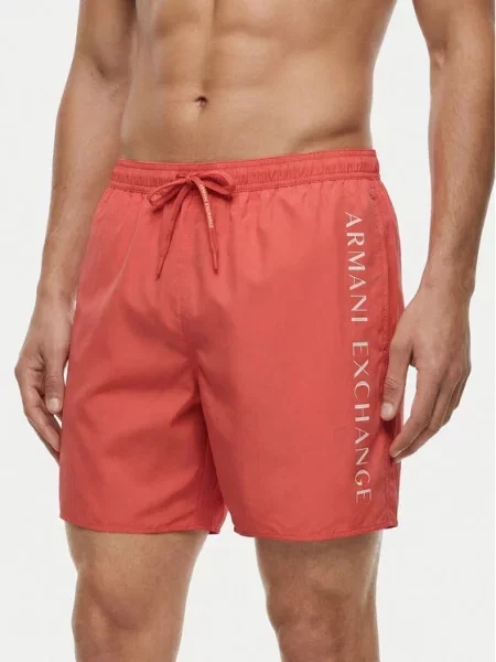 Armani Exchange Szorty kąpielowe różowy