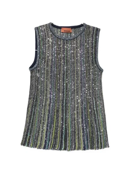 Top Missoni verde