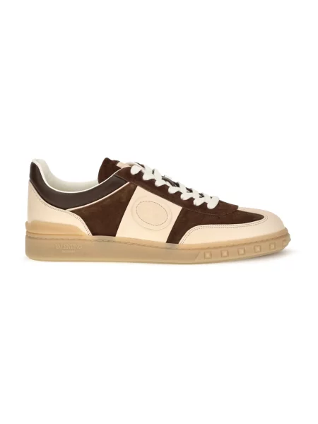 Sneakersy Valentino Garavani skórzane beżowe