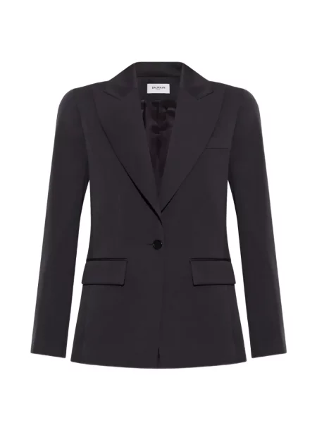 Sacou Balmain de lână gri