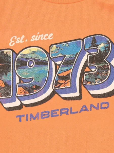 Bluza dziecięca Timberland pomarańczowa