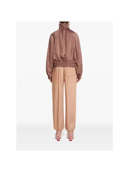 Spodnie Dries Van Noten beżowe