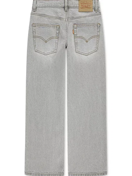 Levi's дънки свободни за деца BAGGY JEANS сиво