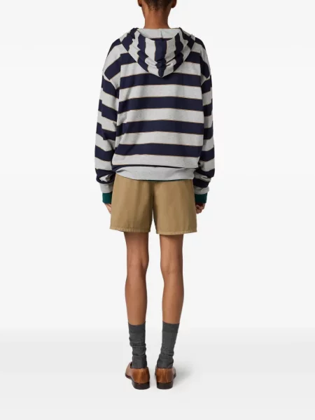 Pantaloni scurți Miu Miu maro
