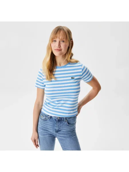 Lacoste Koszulka Lacoste niebieska