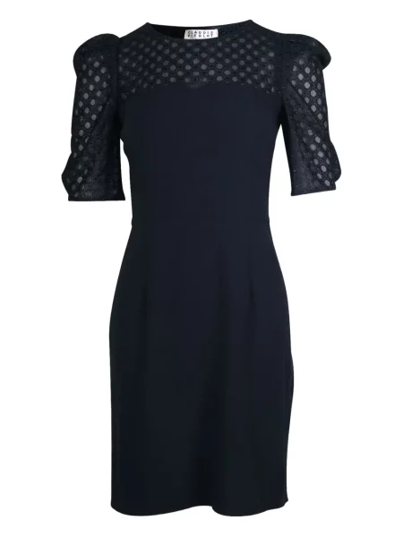 Rochie Claudie Pierlot din dantelă de costum albastru
