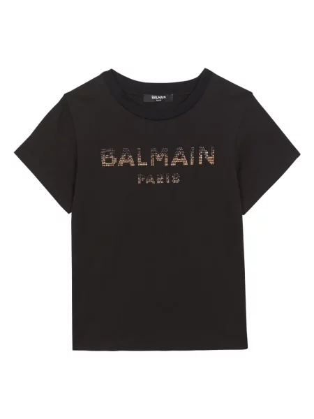Koszulka dziecięca Balmain czarna
