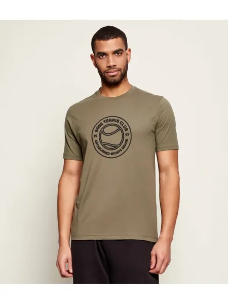 BOSS Tricou Ts_Join Logo kaki