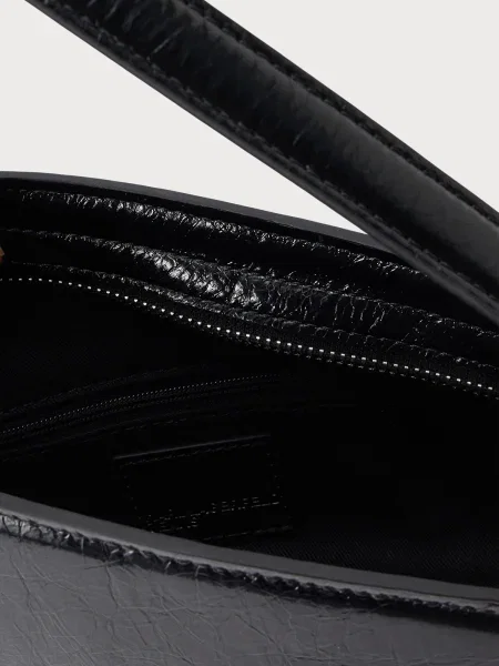 KARL LAGERFELD JEANS Kabelka na rameno / strieborná čierna
