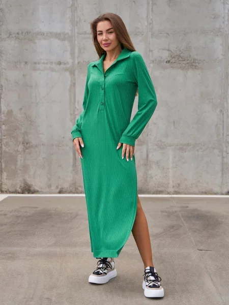 Сукня максі ISSA Plus зелений