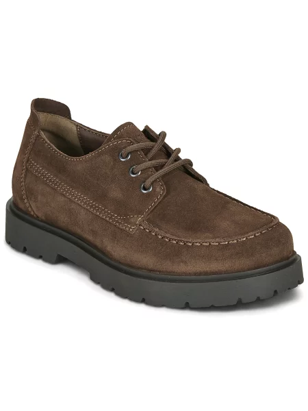 Pantofi Birkenstock din dantelă maro
