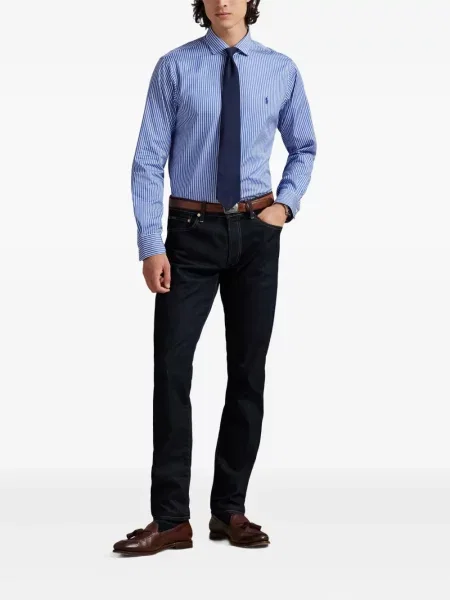 Șosete Polo Ralph Lauren cu 5 buzunare cu broderie tricotate albastru