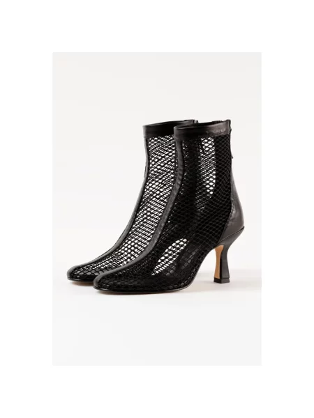 Buty do kostki Souliers Martinez skórzane czarne
