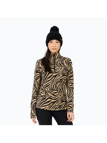 Дамски суитшърт Protest PRTEsher Zip Active bamboo beige бежово