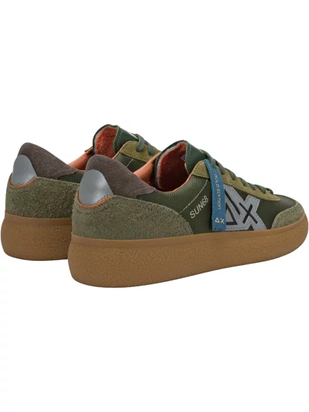 Pantofi Sun68 verde