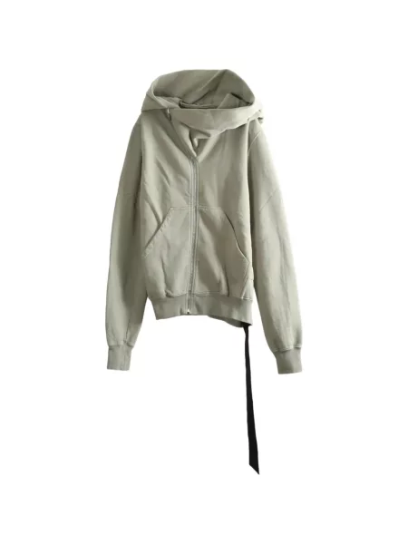 Hanorac cu glugă Rick Owens Drkshdw asimetric gri