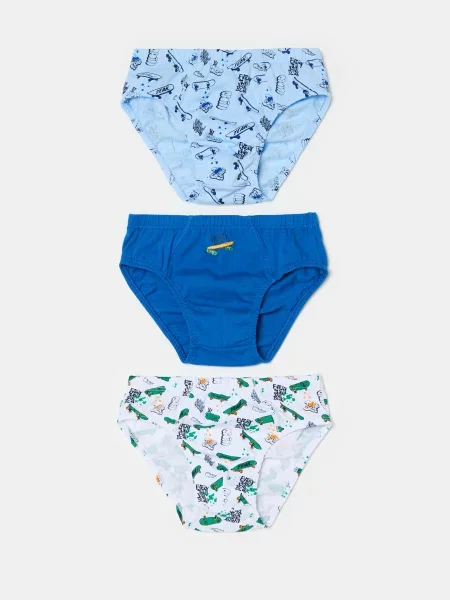 Дитячий Набір трусів OVS білий/синій білі